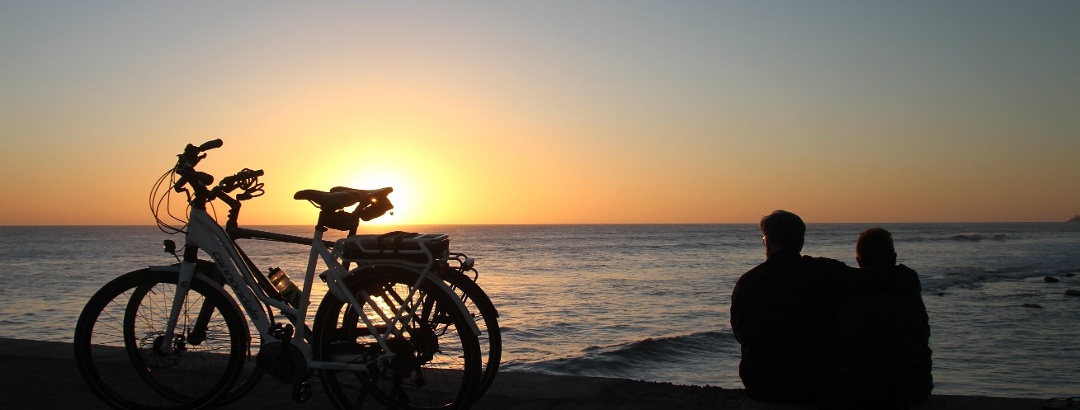 Mit der Fahrrad an der Küste auf Gran Canaria