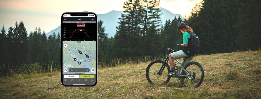 Outdooractive App Biking Route planner